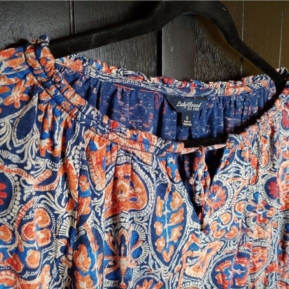 Lucky Brand Popover Paisley Print - Picture 4 of 14